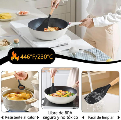 🍳 SET DE COCINA 19 UTENSILIOS CALIDAD PREMIUM® 🍳 ✨ TODO LO QUE NECESITAS PARA COCINAR COMO PRO ✈ ENVÍO GRATIS | 🚚 PAGO CONTRAENTREGA